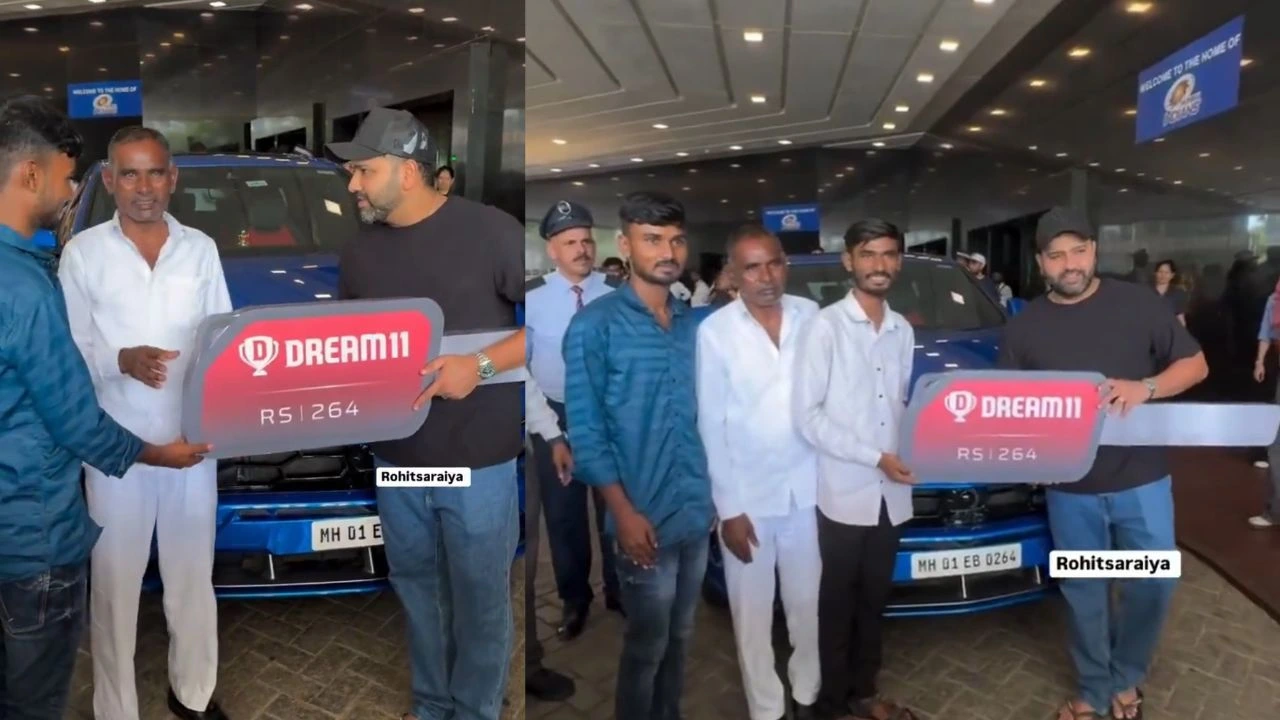 Rohit Sharma Gifts Car To Fan