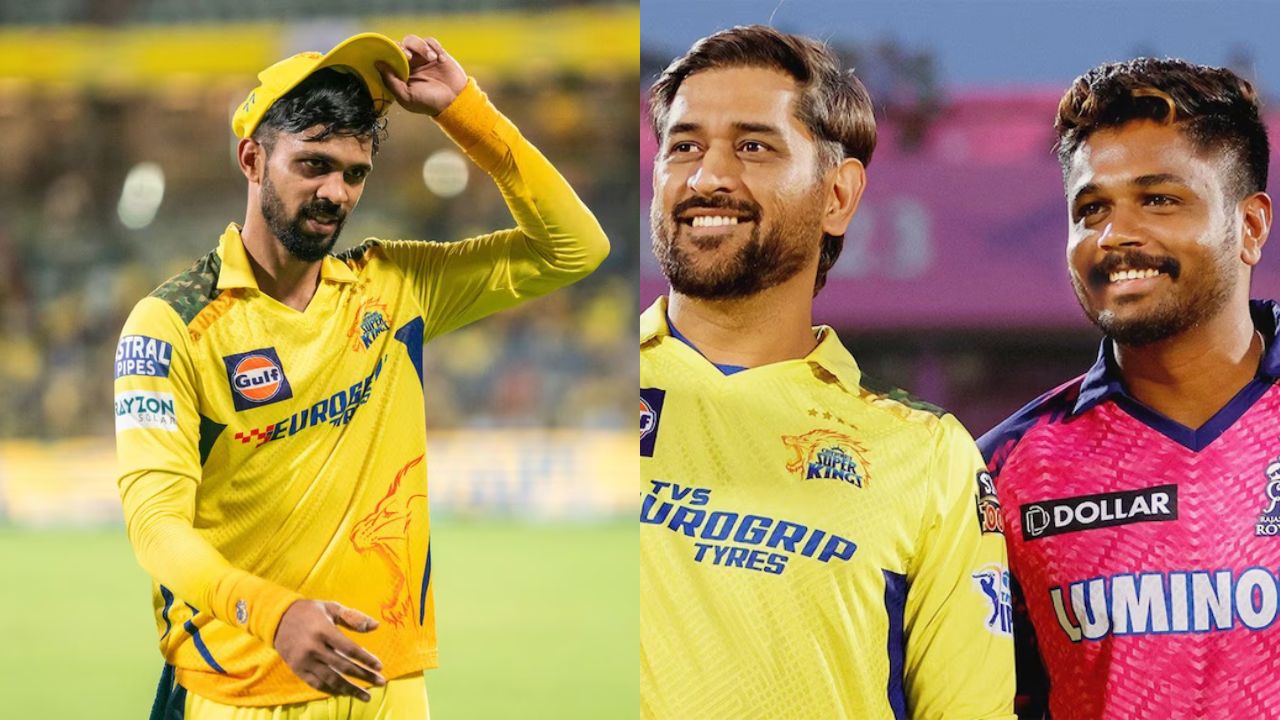 Ruturaj Gaikwad MS Dhoni Sanju Samson CSK Rajasthan Royals IPL