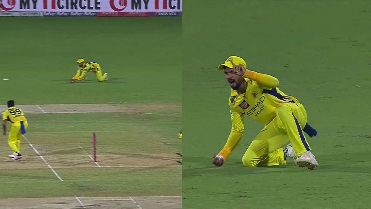 Ruturaj Gaikwad Catch To Dismiss Devdutt Padikkal