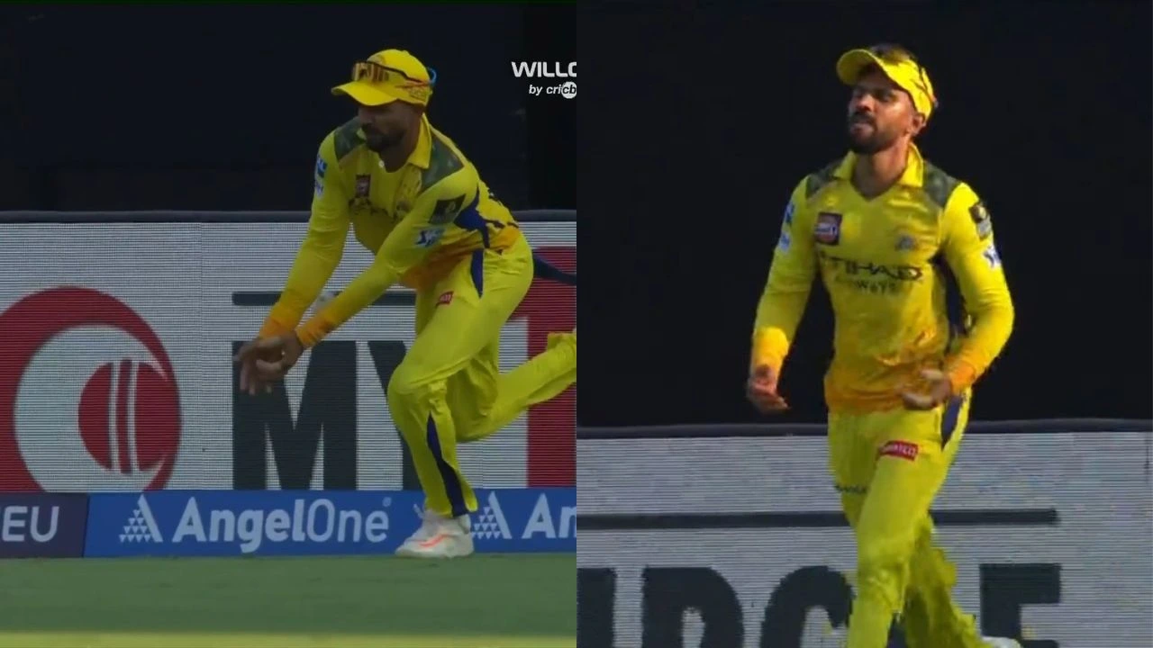 Ruturaj Gaikwad Fielding Error