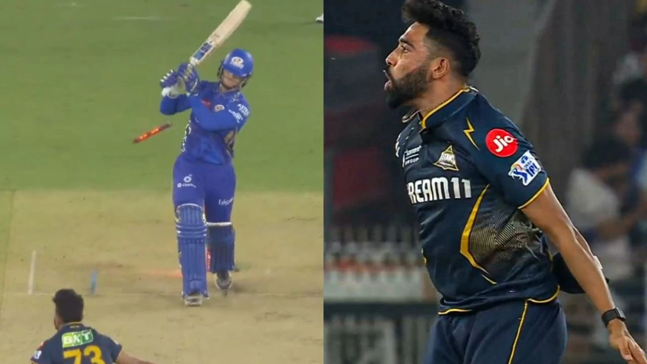 Ryan Rickelton Castled By Mohammed Siraj