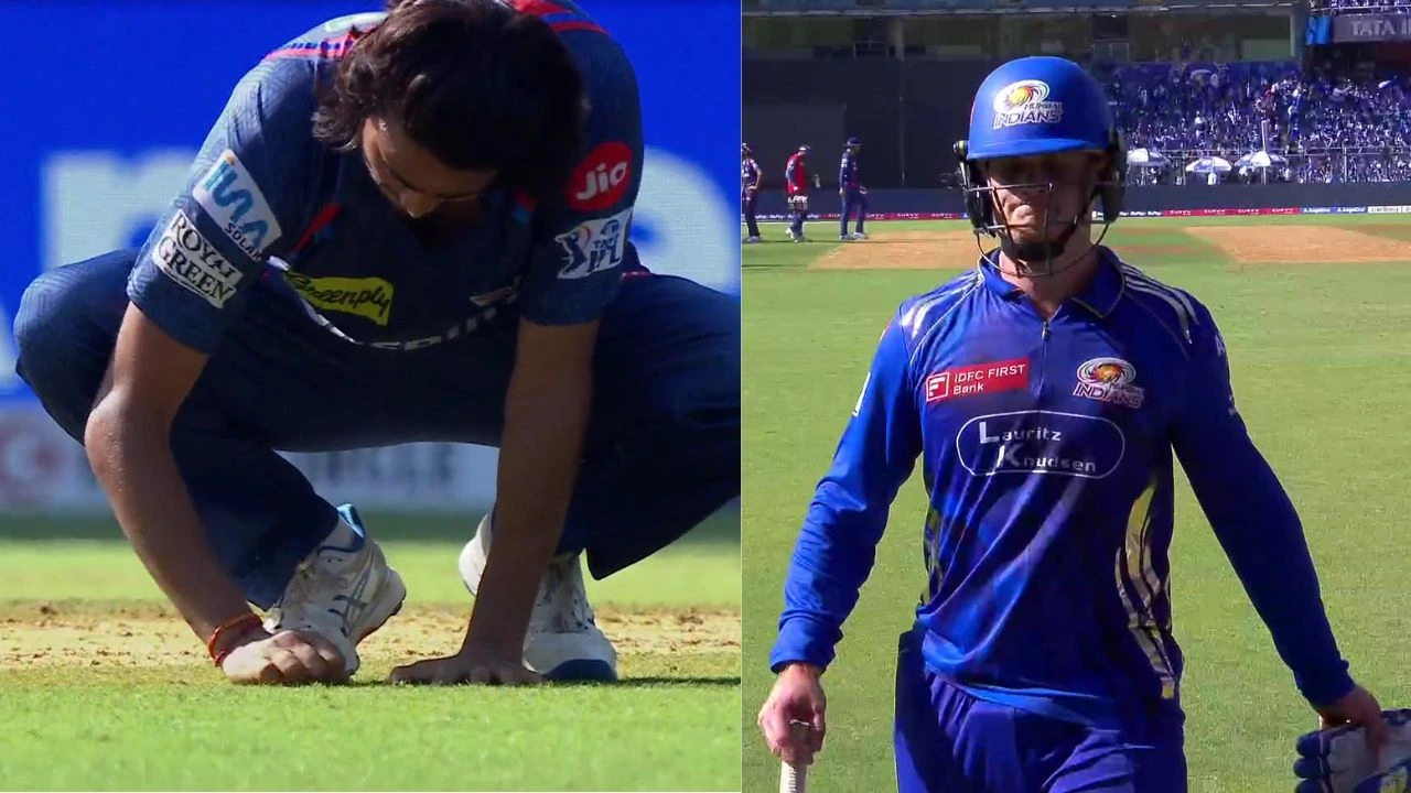 Ryan Rickelton Dismissed Digvesh Rathi Celebrates
