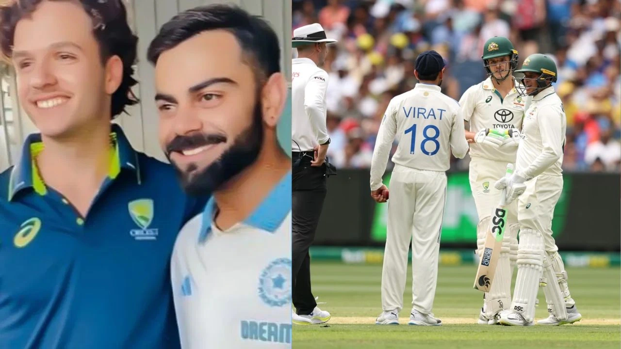 Sam Konstas And Virat Kohli