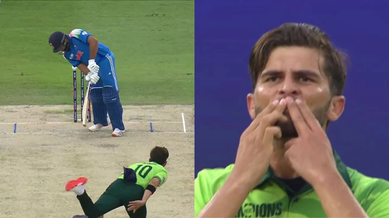 Shaheen Afridi Castles Rohit Sharma