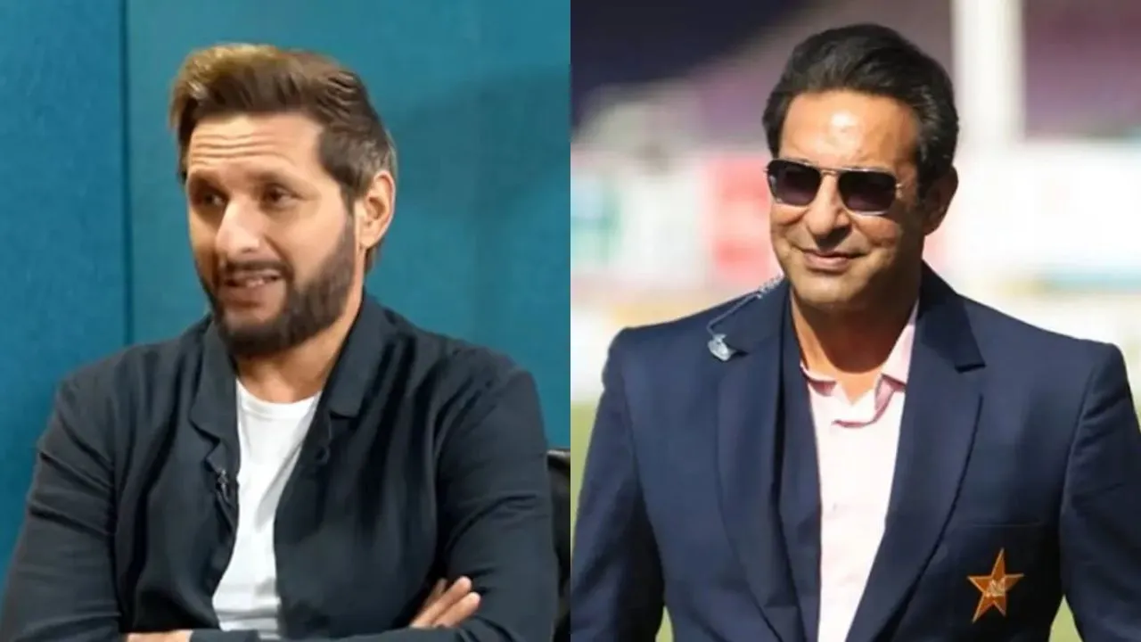 Shahid Afridi Wasim Akram
