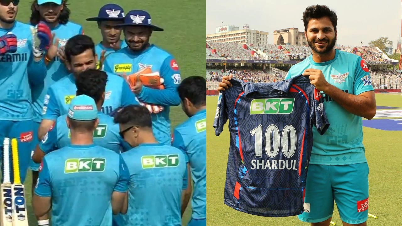 Shardul Thakur Receives 100 Jersey From Zaheer Khan