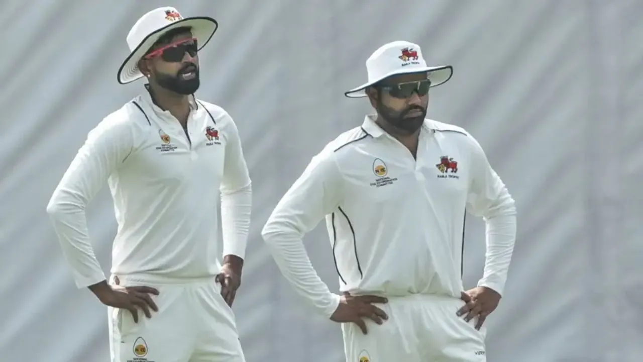 Shreyas Iyer Rohit Sharma Playing For Mumbai In Ranji Trophy