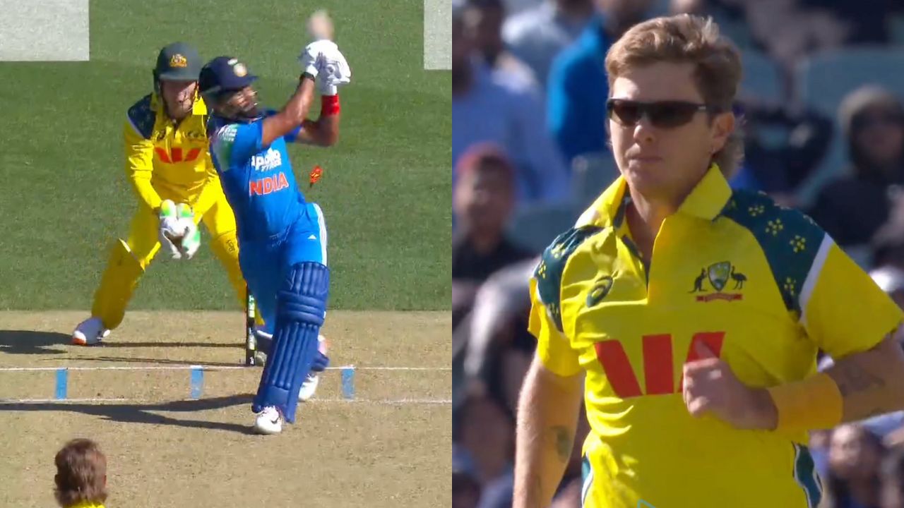 Shreyas Iyer Bowled By Adam Zampa