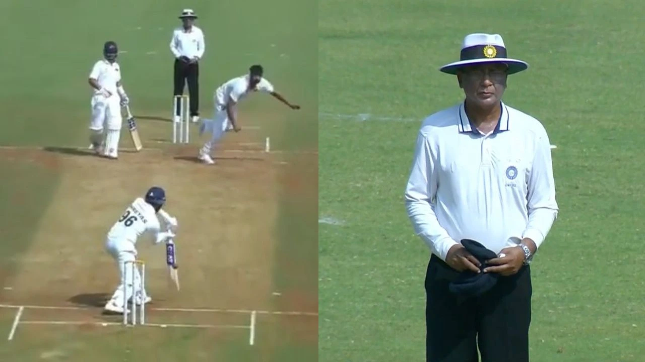 Watch: Cheating in Ranji Trophy? Umpires controversial not out decision for Shreyas Iyer raises eyebrows
