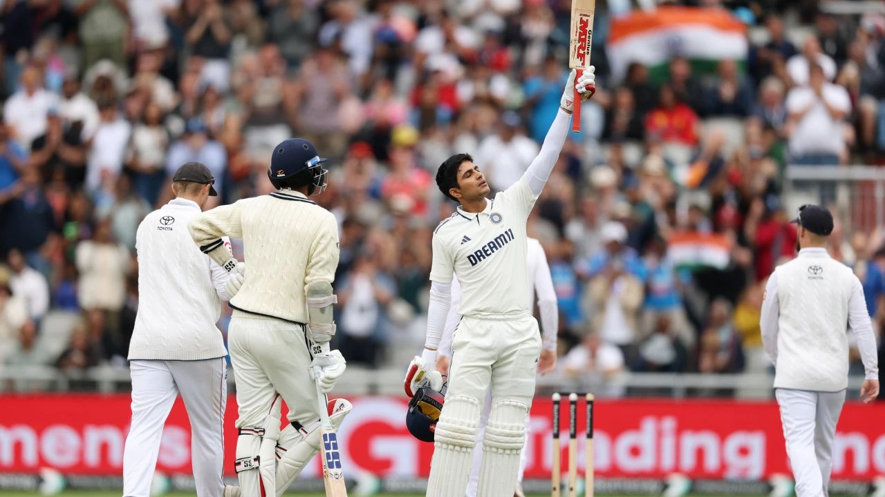 Shubman Gill Manchester Test Tonnnn