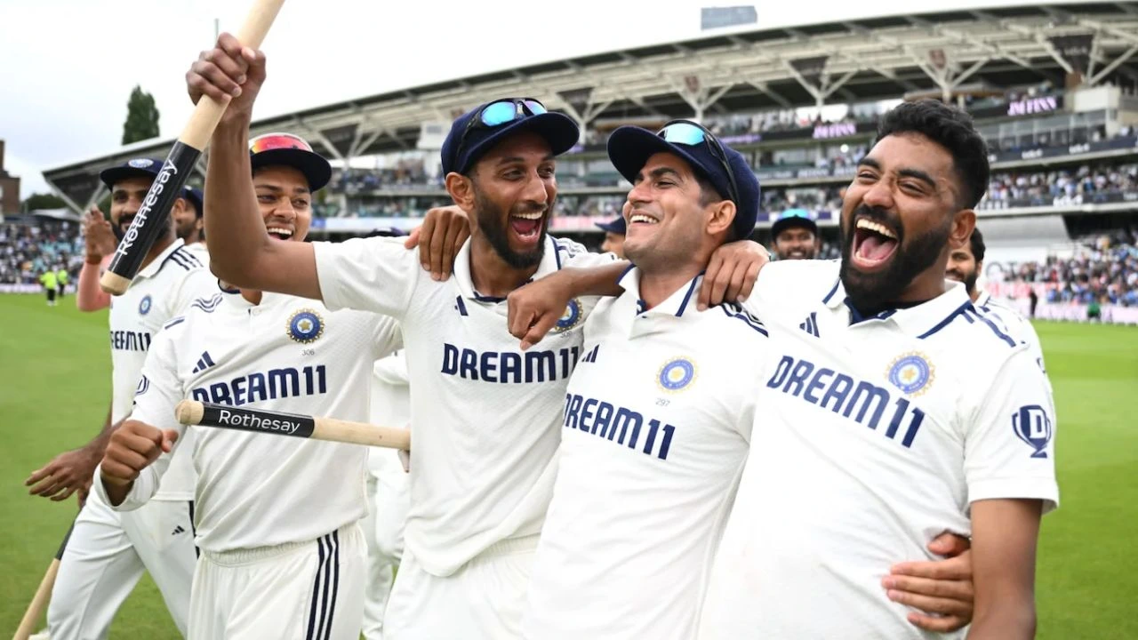 Shubman Gill Mohammed Siraj Prasidh Krishna India