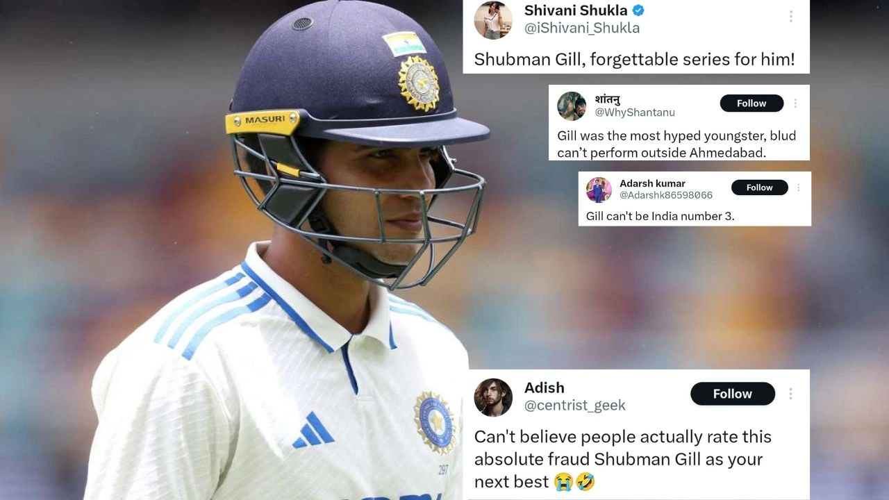 Shubman Gill Sydney Test Failure TR