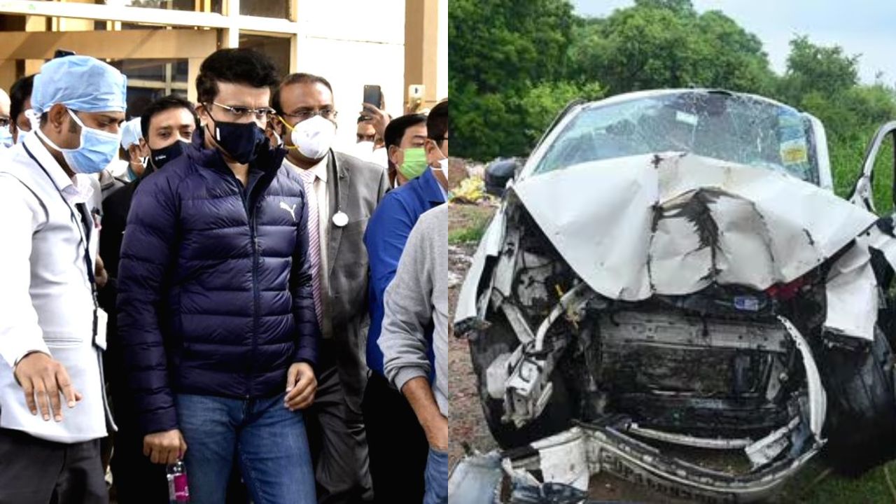 Sourav Ganguly Car Accident