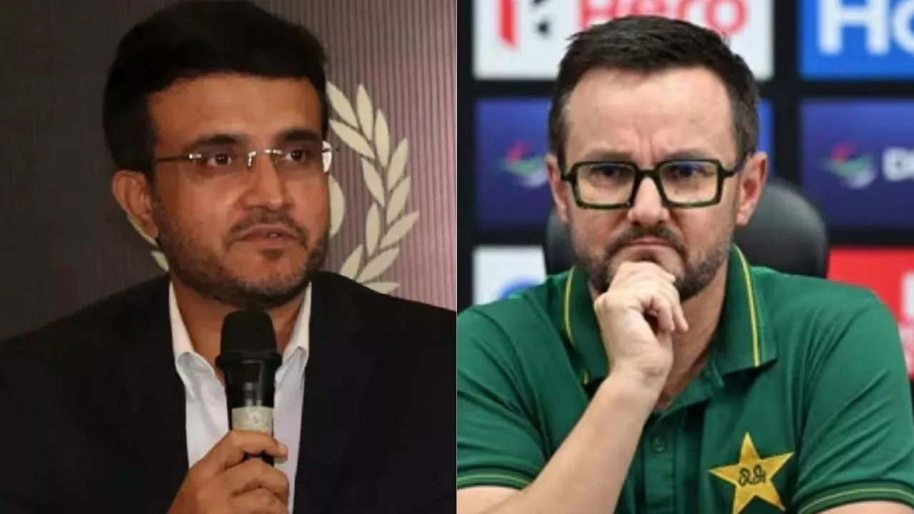 Sourav Ganguly And Mike Hesson