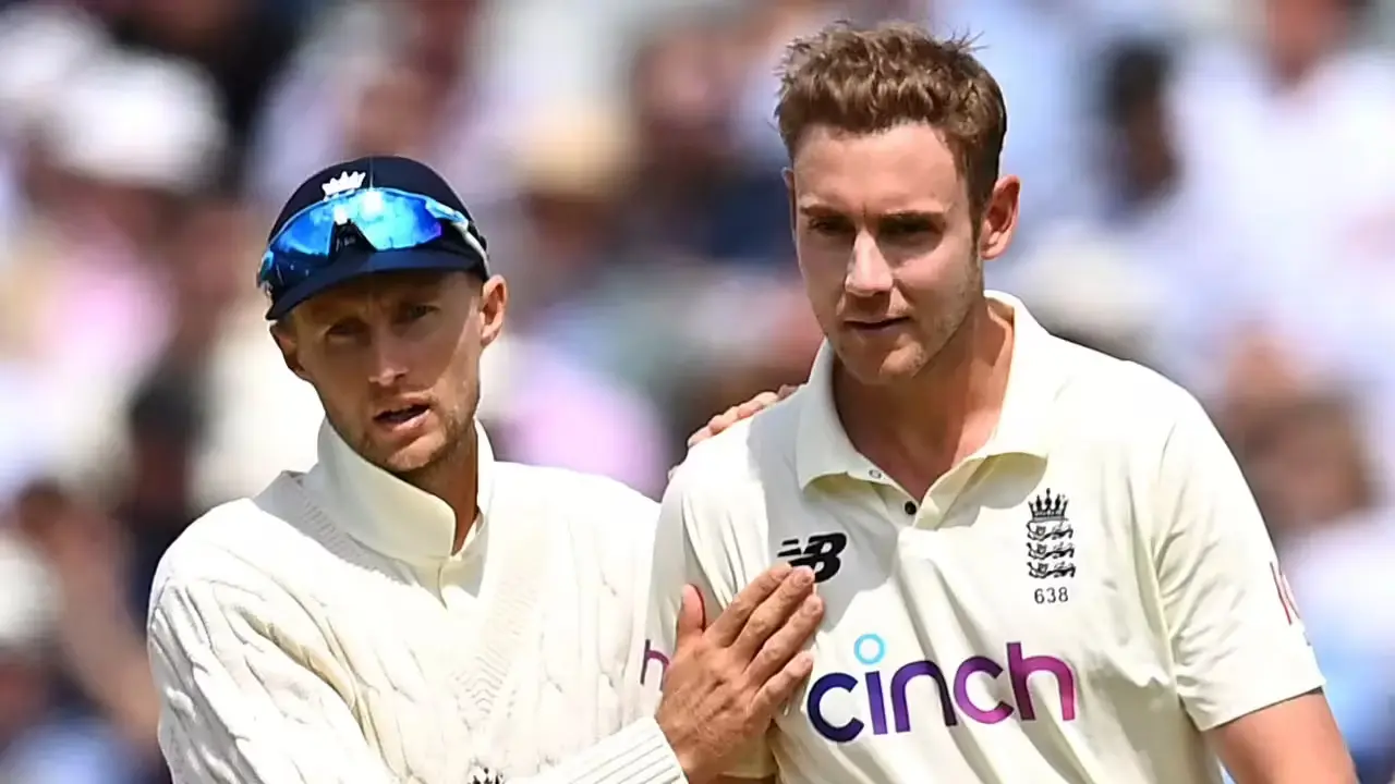Stuart Broad And Joe Root