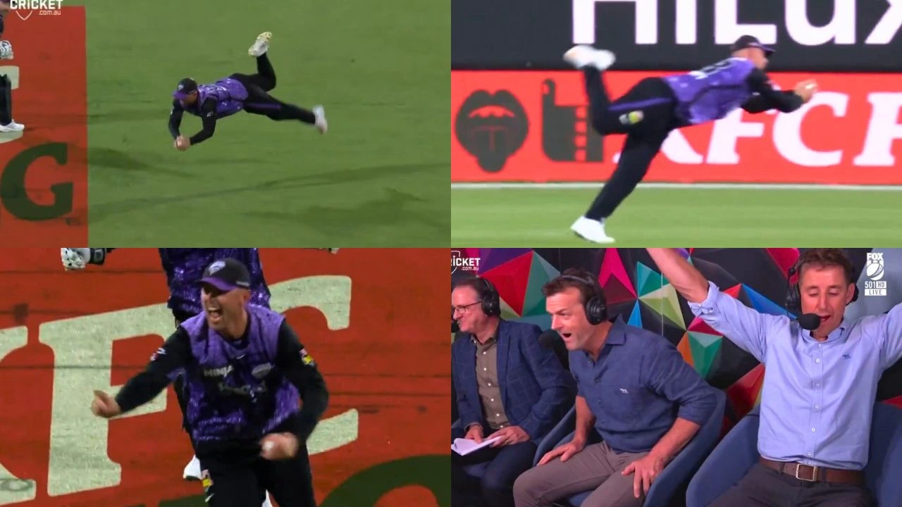 Watch: Ben McDermott pulls off stupendous catch to remove Moises Henriques in BBL 2024-25 Qualifier