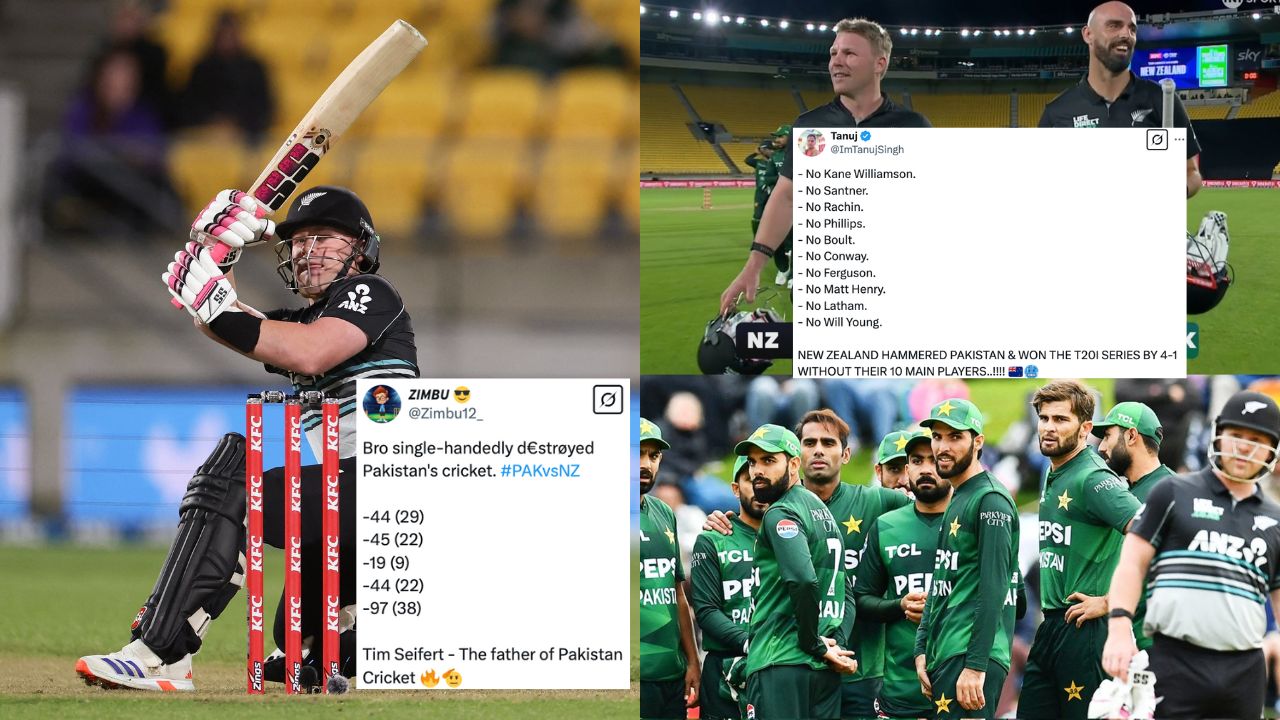 Tim Seifert New Zealand Vs Pakistan