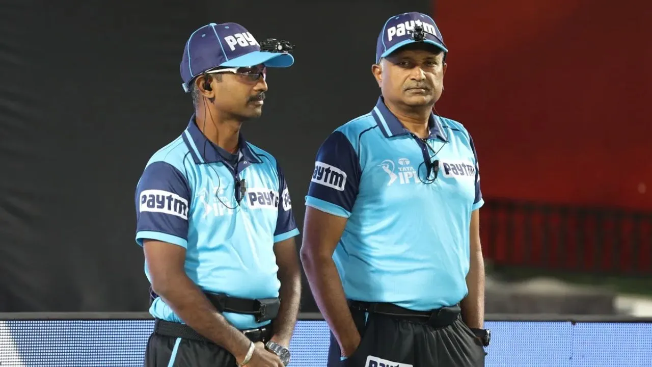 Umpires During An IPL Match, BCCI