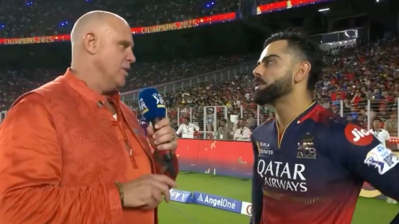 Virat Kohli and Matthew Hayden