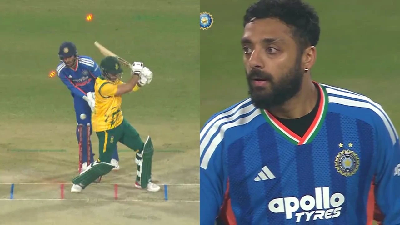 Varun Chakravarthy bamboozles Reeza Hendricks with stunning googly on first ball in 2nd T20I