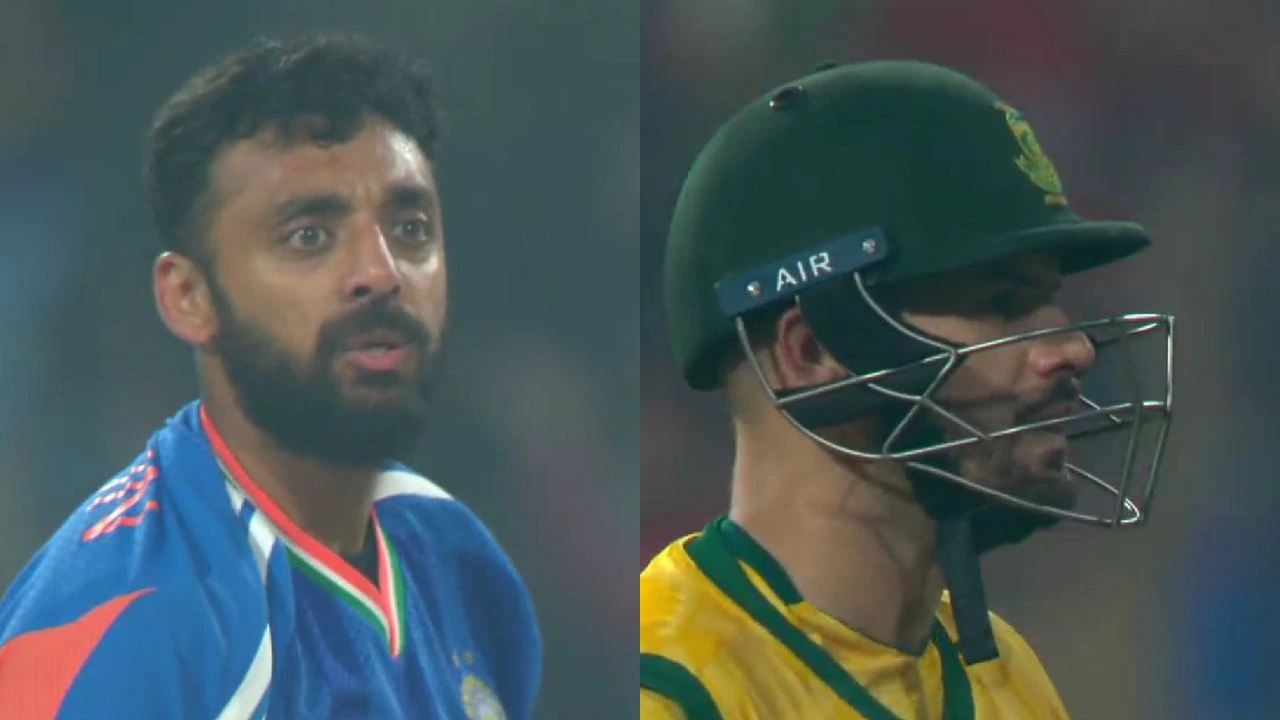 Varun Chakravarthy hurls expletives in fiery send-off to Aiden Markram in 2nd T20I