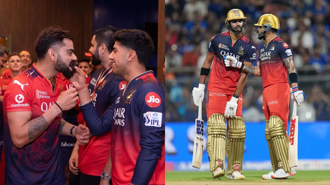Virat Kohli Swastik Chikara Devdutt Padikkal RCB IPL 2025