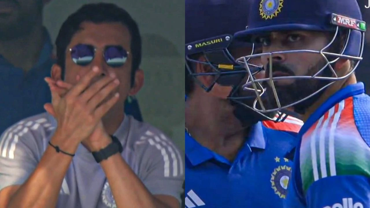 Virat Kohli Angry At Gautam Gambhir Batter S Death Stare After Rohit Sharma S Fifty In Ranchi Breaks Internet