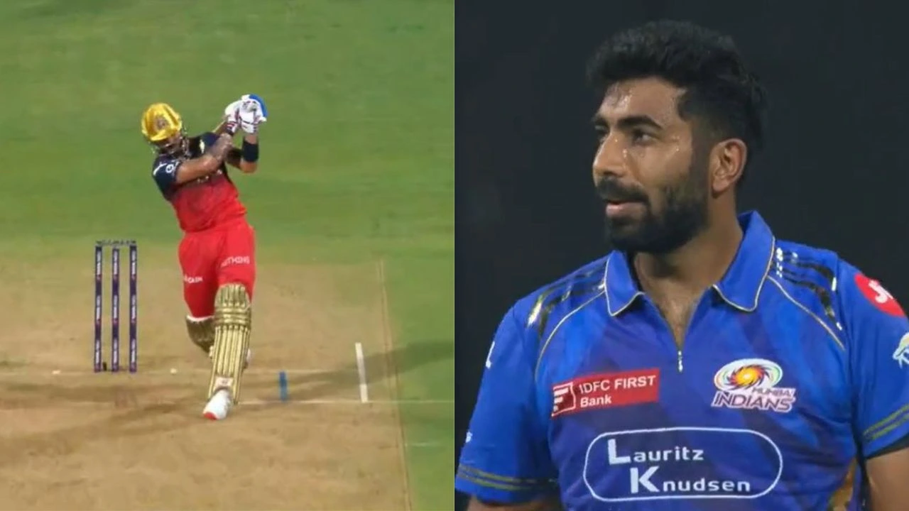 Virat Kohli Smashes Jasprit Bumrah For A Six