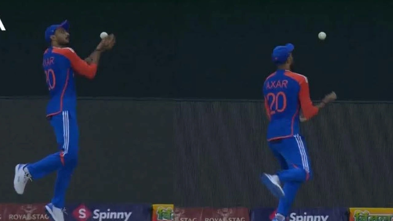 Watch Axar Patel Takes Second Attempt Stunner To Dismiss Saif Hassan After Four Dropped Chances