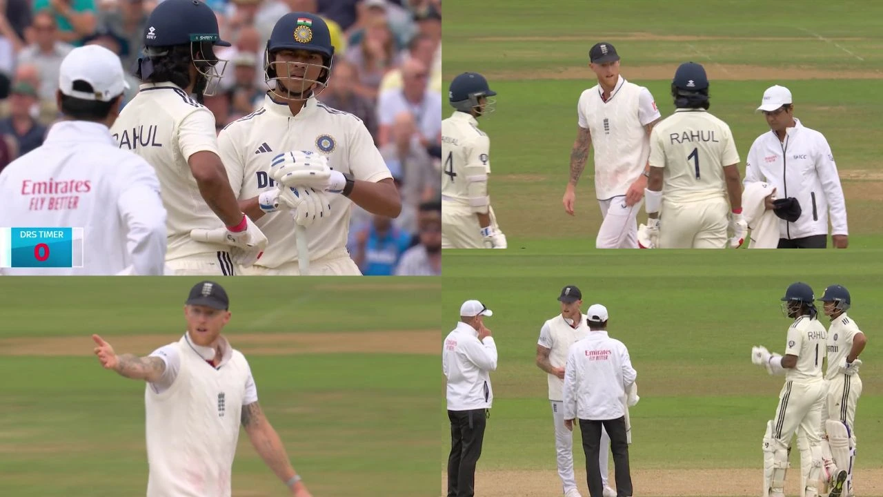 Watch Ben Stokes Fights With Umpire After Yashasvi Jaiswal Is Allowed Review Despite DRS Timer Expiry