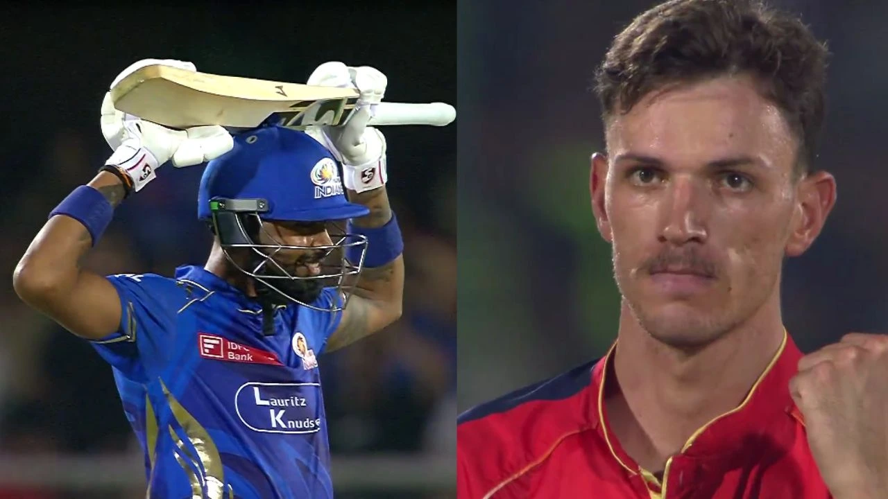 Watch Hardik Pandya In Total Disbelief After Being Dismissed By Marco Jansen In PBKS Vs MI Clash