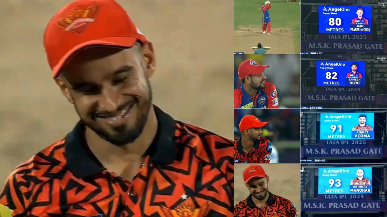 Watch IPL Super Sixes Competition Returns Abhinav Manohar Wins Challenge Between SRH And DC Stars