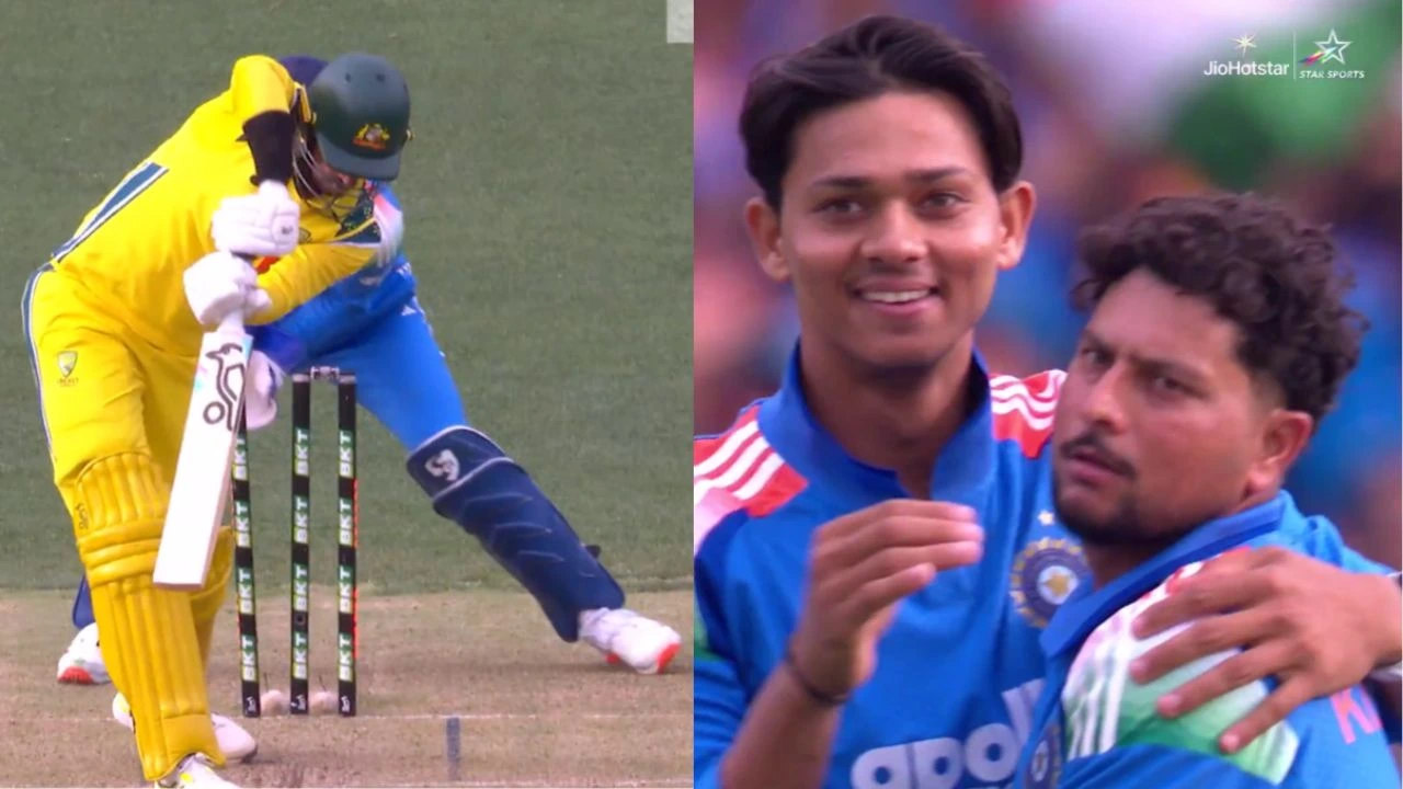 Watch Kuldeep Yadav Bamboozles Michell Starc With A Googly