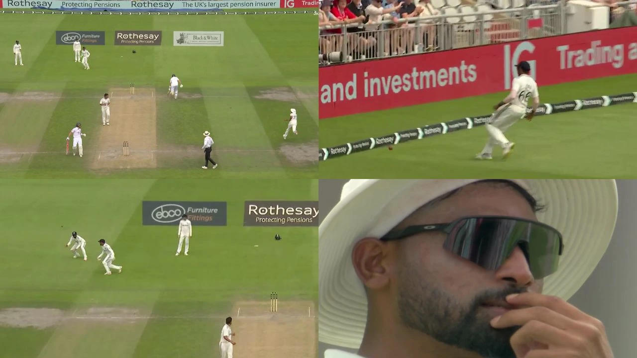 Watch Mohammed Sirajs Wild Throw And Dhruv Jurels Blunder Gift England Bonus Runs In Manchester Test
