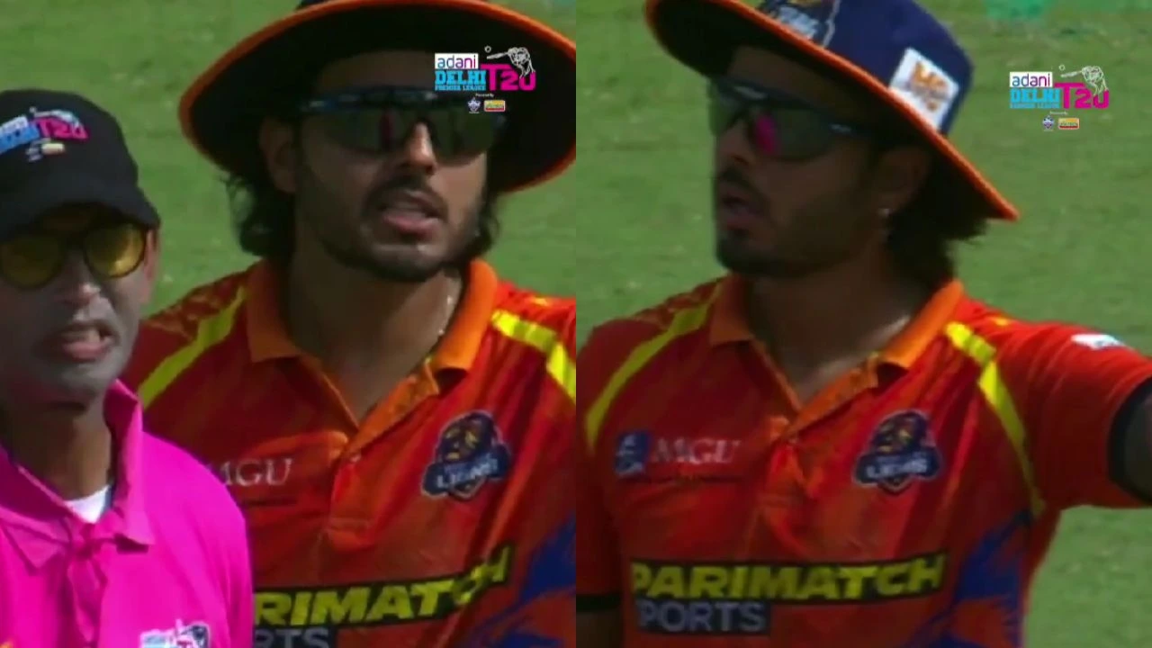 Watch Nitish Rana Involved In Heated Exchange With Umpire During Delhi Premier League