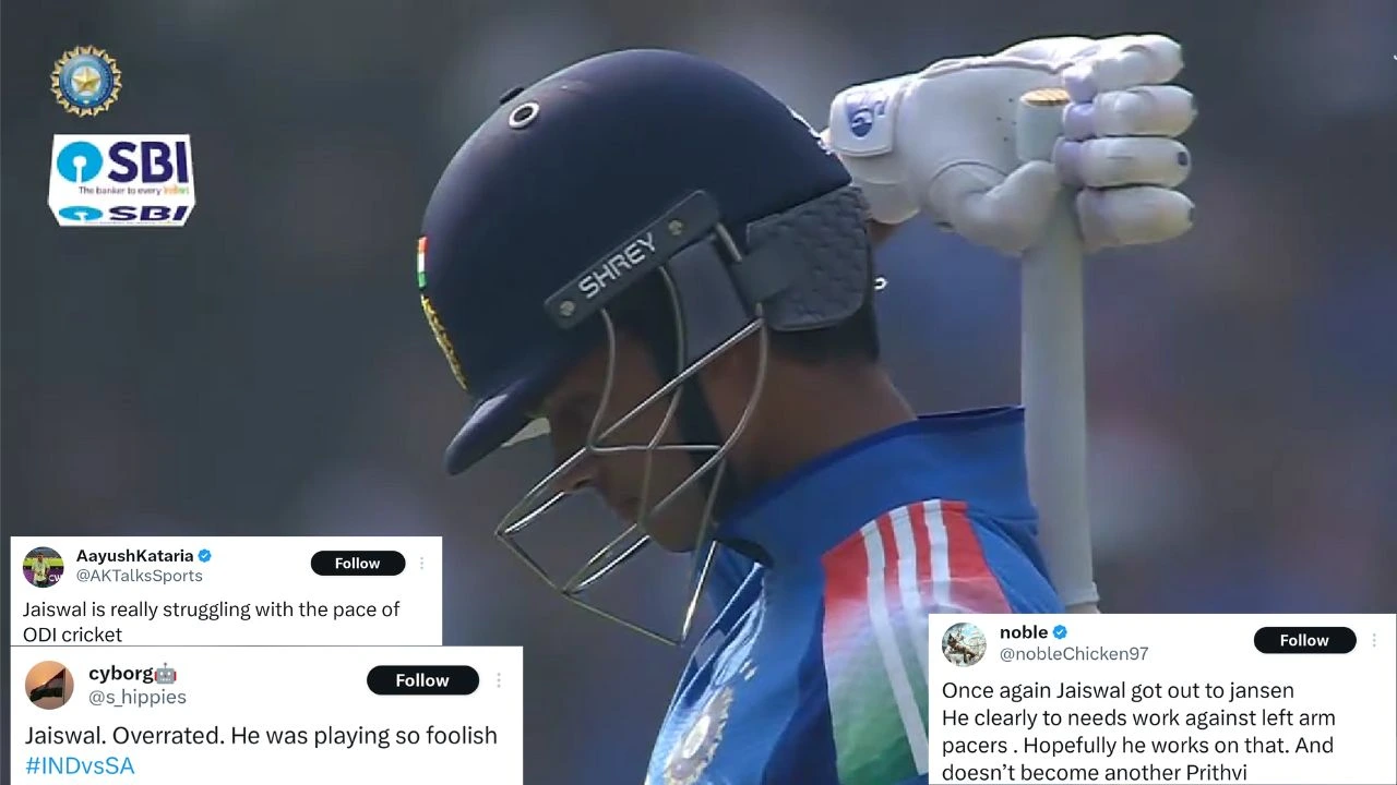 &ldquo;Yashasvi Jaiswal might become next Prithvi Shaw&rdquo;: India opener brutally slammed after Raipur ODI failure