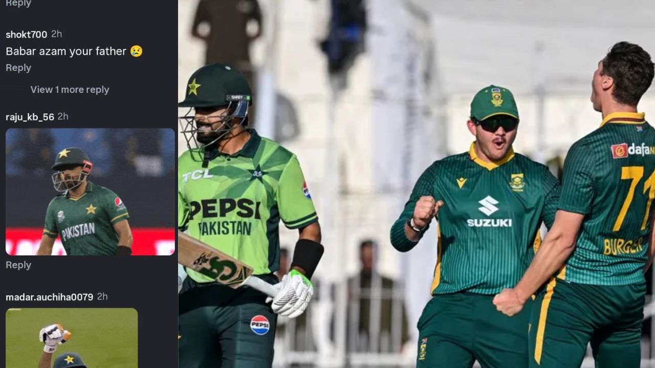Babar Azam fans stoop extremely low, intrude personal life of South African cricketer on social media