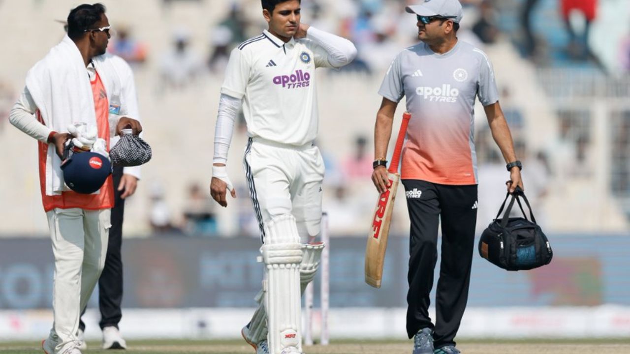 BCCI issues official update on Shubman Gill's injury in Eden Gardens Test