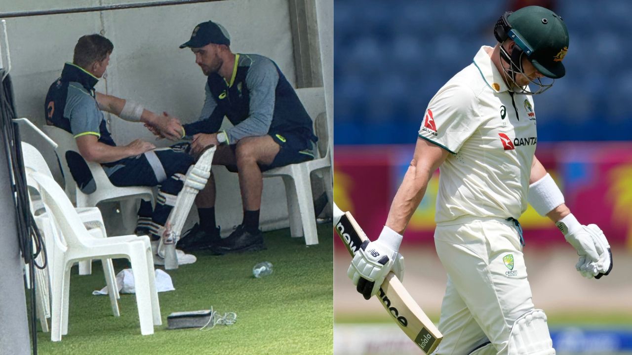 Steve Smith suffers colossal injury scare ahead of the Ashes opener