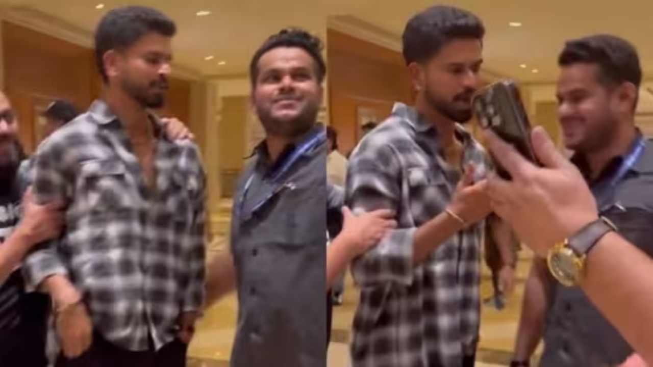 Shreyas Iyer loses cool on first public appearance after laceration injury in Australia