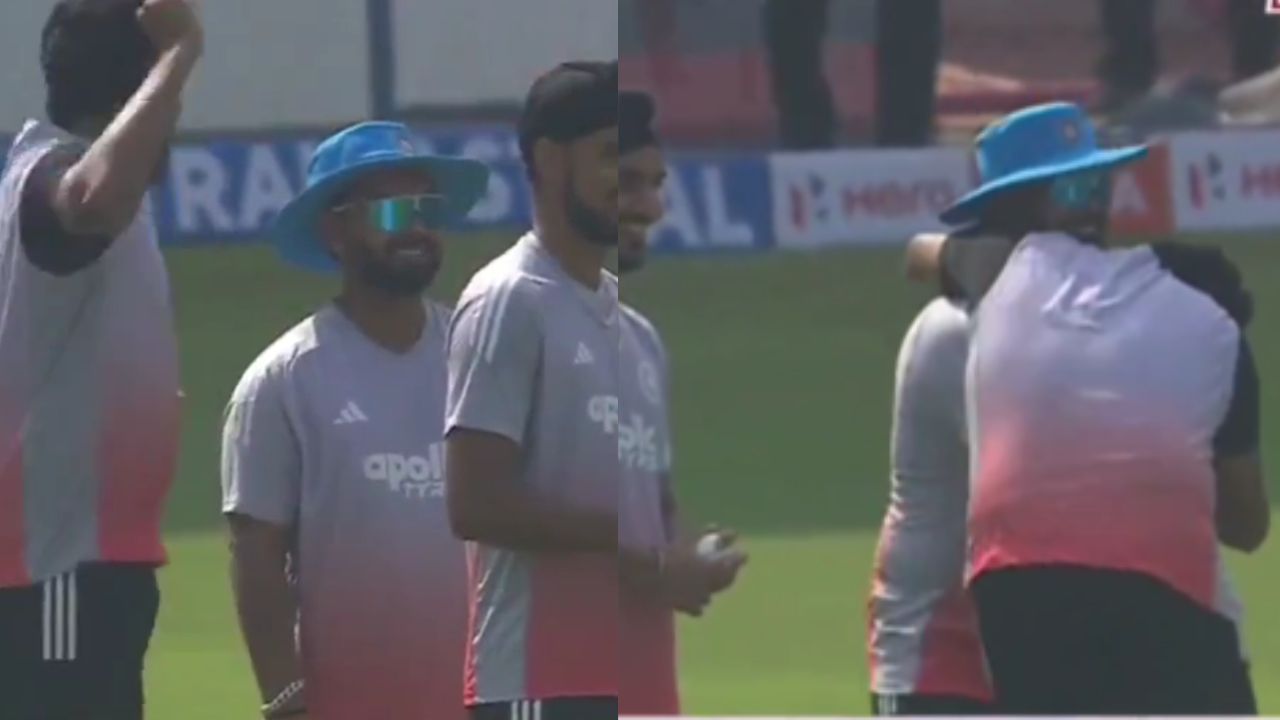 Harshit Rana goes crazy, bear-hugs Rishabh Pant wildly after KL Rahul finally wins a toss