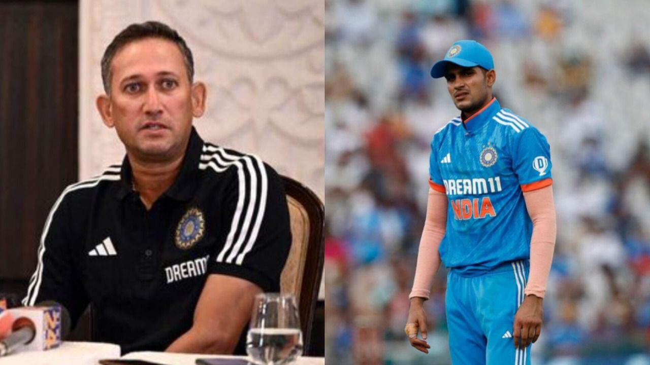 Ajit Agarkar and Shubman Gill