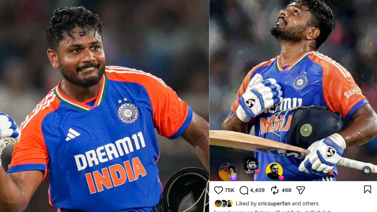 Sanju Samson posts upbeat message after beating Shubman Gill to T20 World Cup squad