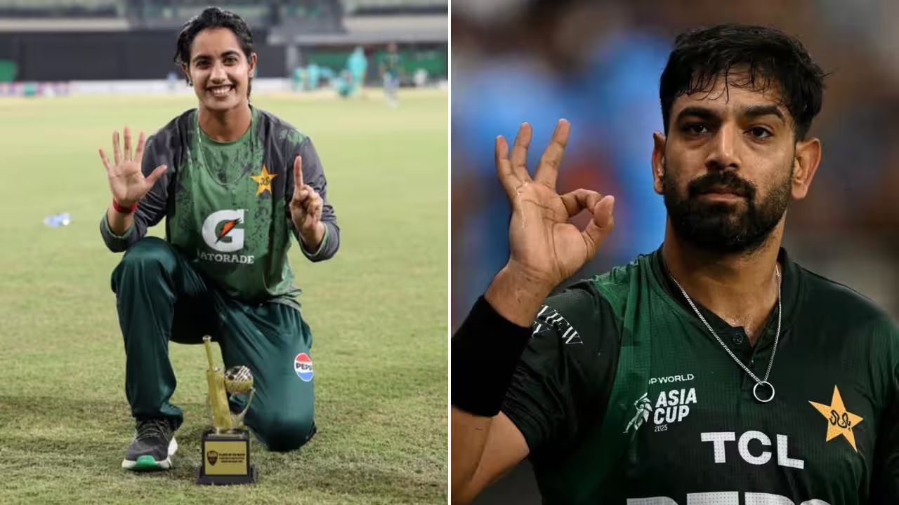 After Haris Rauf, Pakistan Women cricketers make mocking gestures irking the Indians
