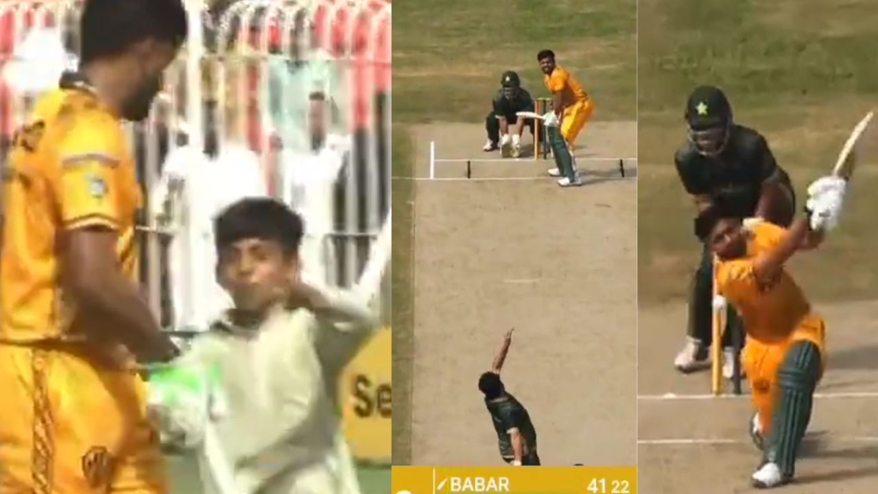 Watch: Pakistan fan breaches security, charges at Babar Azam after he gets bamboozled by Saeed Ajmal