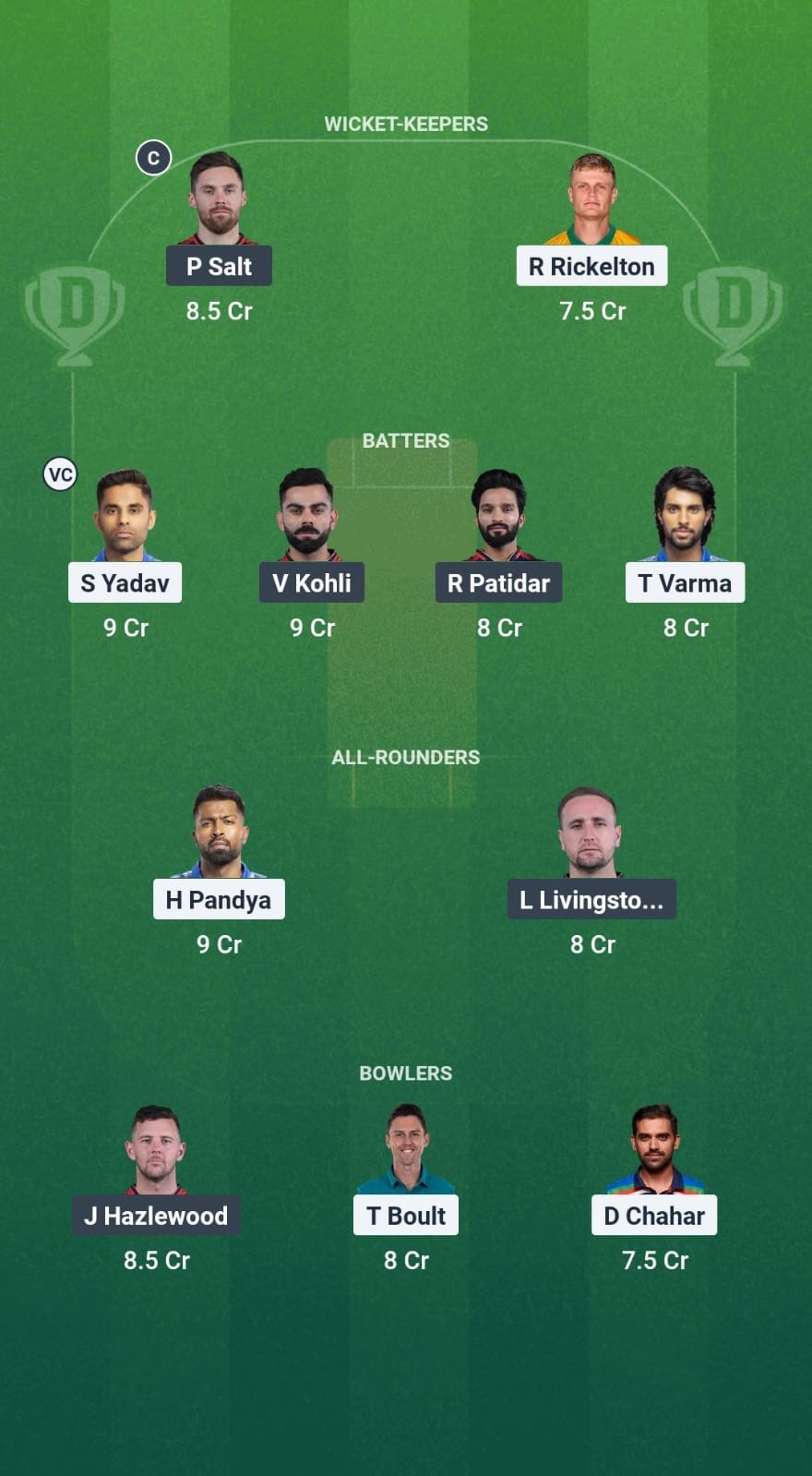 Bb51bb71 Bcc4 49cd 8583 627a87800ecb MI vs RCB Dream11 Prediction Fantasy Cricket Tips Dream11 Team IPL 2025