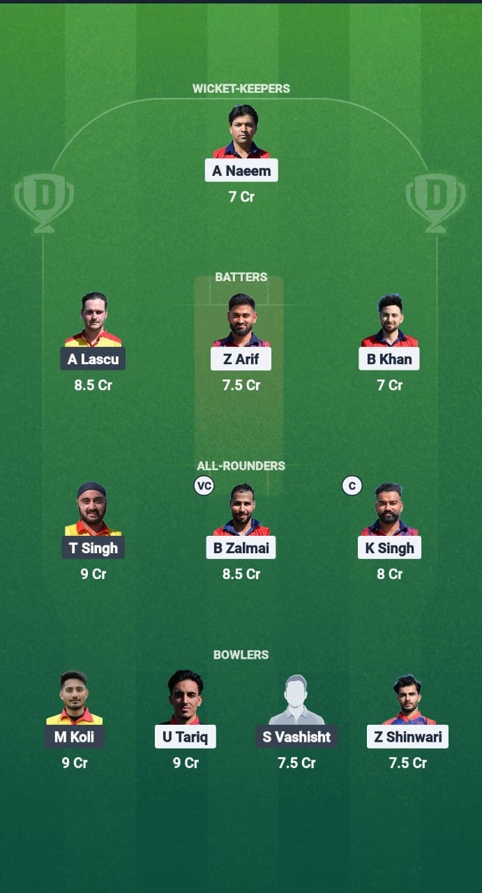 AUT vs ROM Dream11 Prediction Fantasy Cricket Tips Dream11 Team ECN T20 Budapest Cup