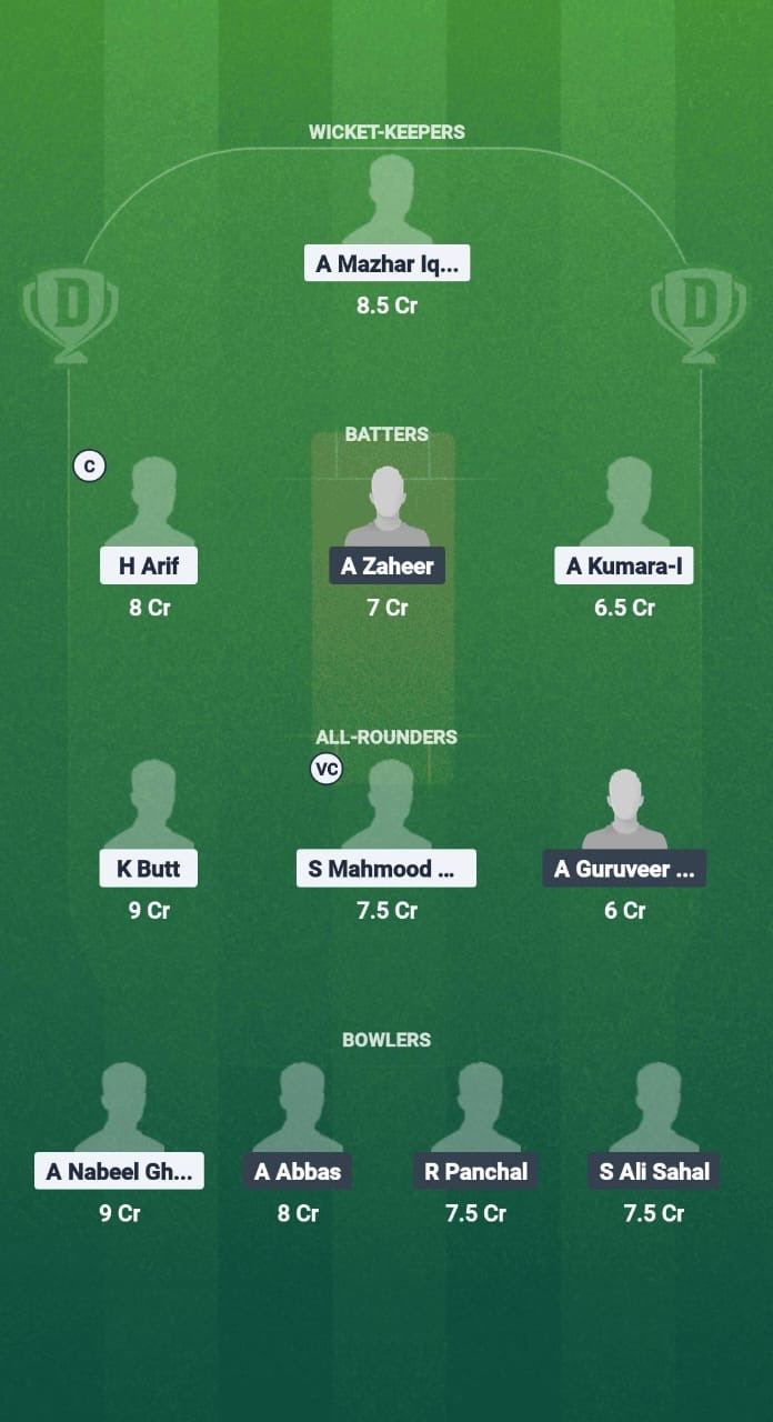 TRN vs THN Dream11 Prediction Fantasy Cricket Tips Dream11 Team Kuwait T10 ARS Ramadan Trophy