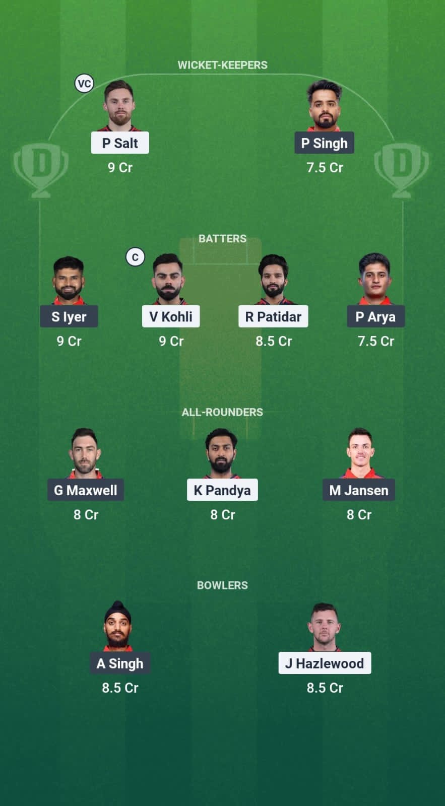 Eb2cede5 2dc3 47bd 9e6c 77bb72e2fb7a RCB vs PBKS Dream11 Prediction Fantasy Cricket Tips Dream11 Team IPL 2025