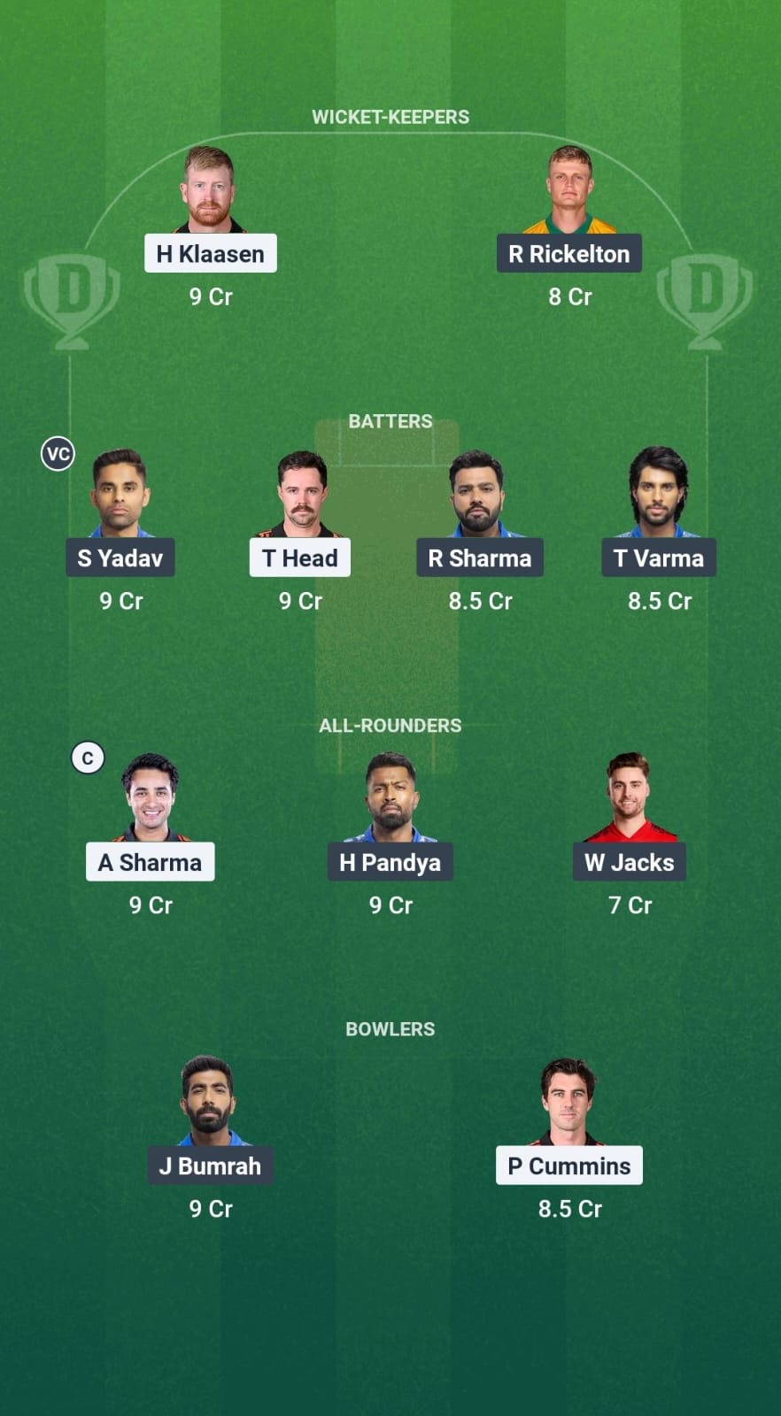 Ecfac9a5 4fbb 46cb 8885 65c31d302089 SRH vs MI Dream11 Prediction Fantasy Cricket Tips Dream11 Team IPL 2025